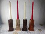Staande kandelaar, Huis en Inrichting, Woonaccessoires | Kandelaars en Kaarsen, Overige kleuren, Verzenden, Nieuw, Hout