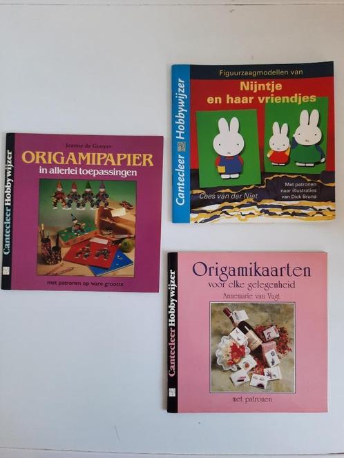 3 CANTECLEER HOBBYWIJZER: ORIGAMI EN FIGUURZAAGMODELLEN, Hobby en Vrije tijd, Knutselen, Zo goed als nieuw, Knutselwerk, Ophalen of Verzenden