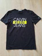 Calvin Klein Jeans shirt zwart met print maat 176., Jongen, Calvin Klein, Ophalen of Verzenden, Zo goed als nieuw
