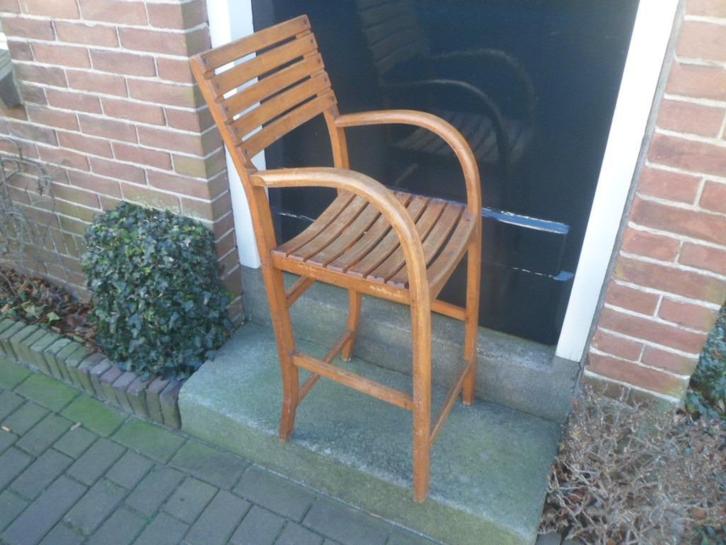 Vintage houten stoel kinderstoel, plantentafel, bloementafel, Antiek en Kunst, Antiek | Meubels | Stoelen en Banken, Ophalen of Verzenden