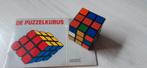 Vintage Deze puzzelkubus Rubik's Cube samen met het boekje, Hobby en Vrije tijd, Ophalen of Verzenden, Minder dan 500 stukjes