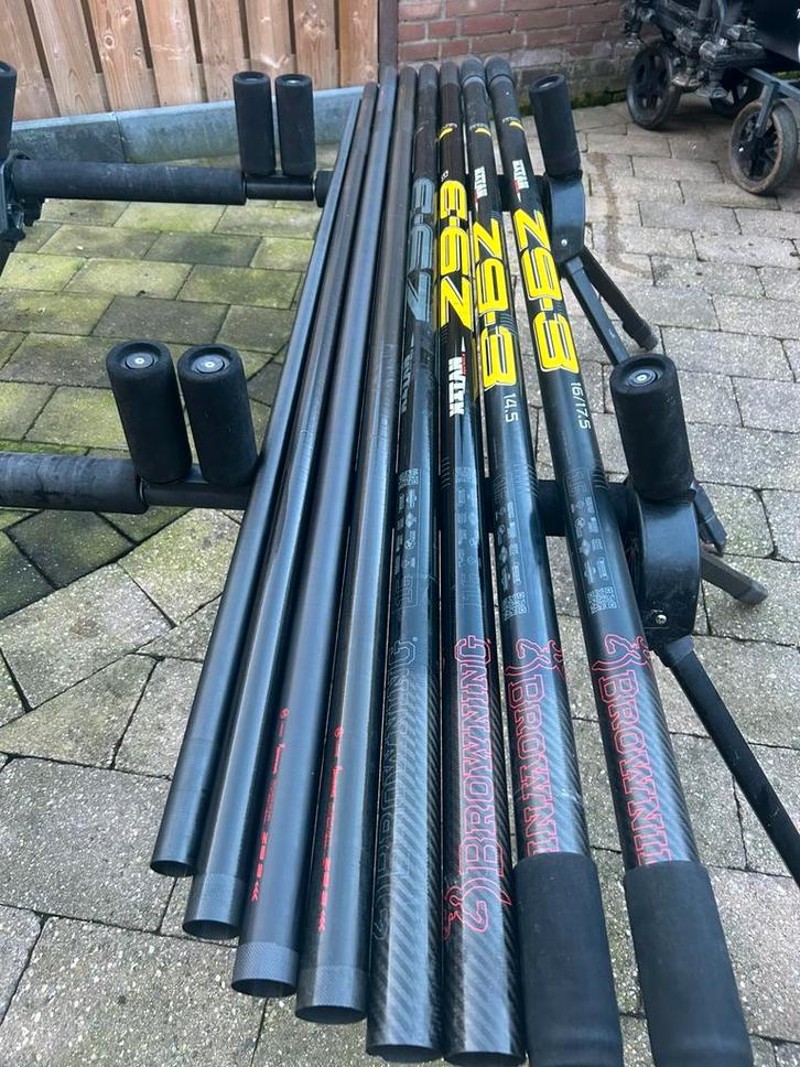 Browning z9-3 pack, Watersport en Boten, Hengelsport | Witvissen, Gebruikt, Vaste hengel, Ophalen