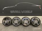 18” originele Mercedes C klasse W206 AMG velgen banden 5x112, 18 inch, Gebruikt, Banden en Velgen, Ophalen of Verzenden