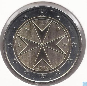 2 Euro Malta 2010 - Reguliere Munt - UNC beschikbaar voor biedingen