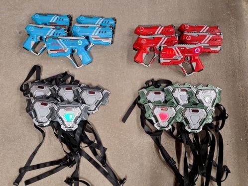 Lasergame pistolen + vesten, Kinderen en Baby's, Speelgoed | Buiten | Actiespeelgoed, Zo goed als nieuw, Ophalen of Verzenden