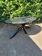 Nieuwe zwart mango ovale eettafel 180x100cm nu €250, Ophalen, ., Nieuw, .