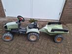 Claas traptractor met aanhanger, Kinderen en Baby's, Speelgoed | Buiten | Skelters, Ophalen, Gebruikt, Overige merken, Met kar of aanhanger