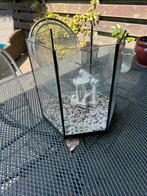 Aquarium 26.5 x 30 cm met Grieks bouwerk en grind., Dieren en Toebehoren, Vissen | Aquaria en Toebehoren, Ophalen of Verzenden
