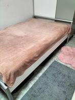 Bed 130:200cm met matras, Ophalen, Gebruikt, Wit, 200 cm