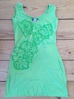 Superleuke Gsus L felgroene zomerse jurk bloemen g-sus, Maat 42/44 (L), G-SUS, Ophalen of Verzenden, Zo goed als nieuw