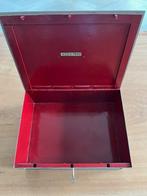 Beaumont geldkist met sleutel, Antiek en Kunst, Curiosa en Brocante, Ophalen of Verzenden