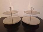 Set van 2 vintage etagères, Ophalen of Verzenden, Gebruikt