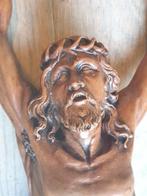 17e 18e zeldzame grote corpus Jezus buxus boxwood, Ophalen of Verzenden