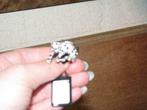 Panter ring zilverkleurig maat 17, 18 nieuw., Ophalen of Verzenden, Nieuw, Zilver