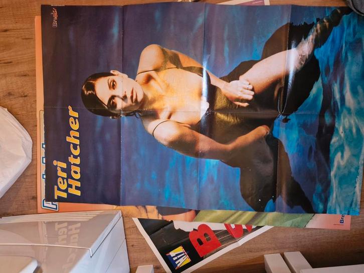 Diverse posters: Pamela Anderson, Beckham, Voetbal, etc., Verzamelen, Posters, A1 t/m A3, Ophalen of Verzenden