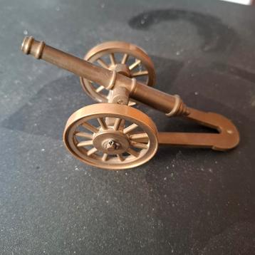 Miniatuur Kanon van Brons. Examen werkstuk! Minitieus uitv. beschikbaar voor biedingen