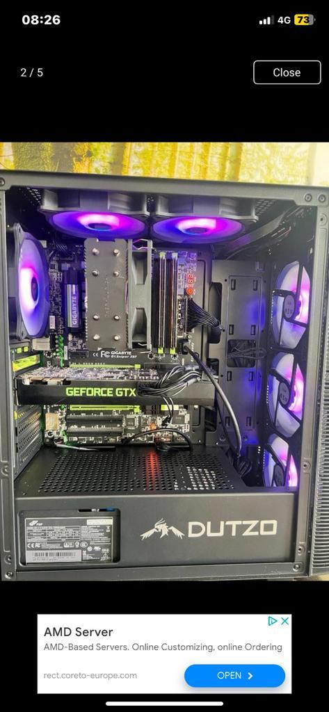 Game pc, Computers en Software, Desktop Pc's, Zo goed als nieuw, SSD, 64 GB of meer, Met videokaart, Gaming, Ophalen