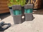 Twee Scheepslampen voor in de Tuin of balkon, Ophalen, Kunststof, Gebruikt, Waterbestendig