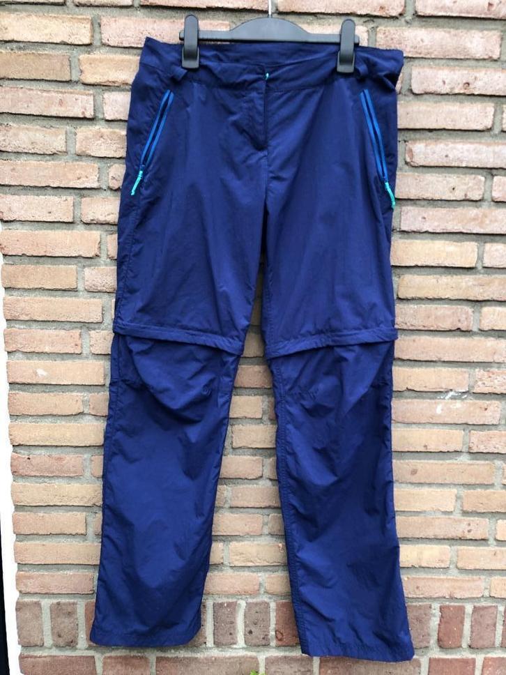 Wandelbroek, afrits broek, blauw van Quechua, maat 42, Kleding | Dames, Truien en Vesten, Zo goed als nieuw, Maat 42/44 (L), Blauw