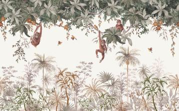 Kinderbehang Behang Jungle Apen Decor Lilipinso beschikbaar voor biedingen
