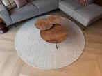Vloerkleed Cross Beige 200cm #NIEUW#, Ophalen, Beige, Rond, 200 cm of meer