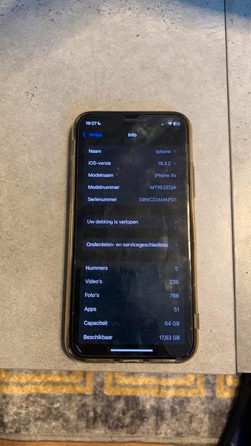 Iphone XS beschikbaar voor biedingen