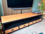 Tv meubel, Huis en Inrichting, Kasten | Televisiemeubels, Ophalen, Gebruikt, Modern en strak, Eikenhout
