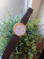 Vintage Heren Horloge Goud Verguld Junghans Quartz Dress, Ophalen of Verzenden