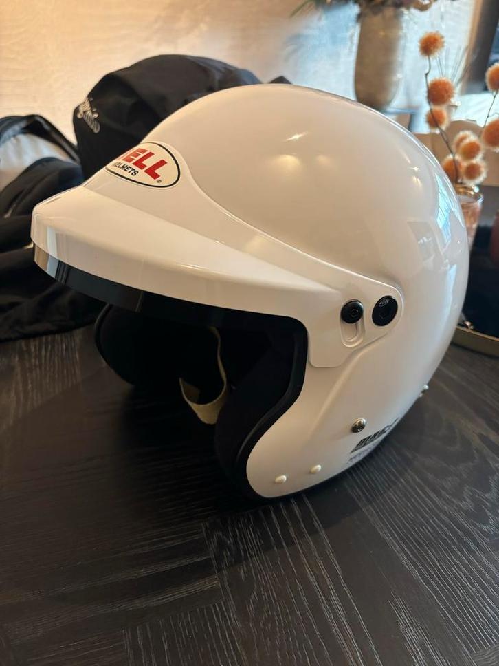 Bell MAG pro serie helm rally race  incl hans clips, Auto diversen, Autosport-onderdelen, Nieuw, Ophalen of Verzenden