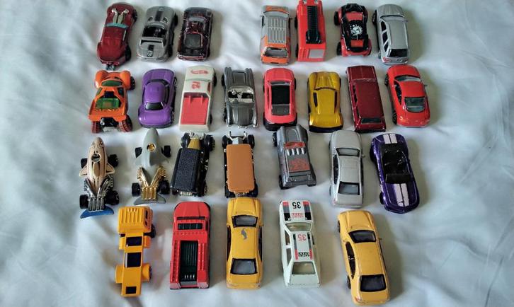 27 Partij model auto Mini Auto's Collectie Losse ook te koop, Hobby en Vrije tijd, Modelauto's | Overige schalen, Gebruikt, Auto