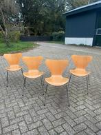 Arne Jacobsen Fritz Hansen vlinderstoelen vintage design, Huis en Inrichting, Stoelen, Ophalen, Gebruikt