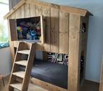 Boomhut bed steigerhout Saartje Prum, Ophalen, Zo goed als nieuw, Hoogslaper