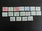 356-373 Guilloche (Traliezegels) 1940 Gestempeld, Postzegels en Munten, Postzegels | Nederland, Ophalen of Verzenden, T/m 1940