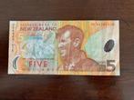 Nieuw Zeeland 5 Dollars bankbiljet, Postzegels en Munten, Bankbiljetten | Oceanië, Los biljet, Ophalen of Verzenden