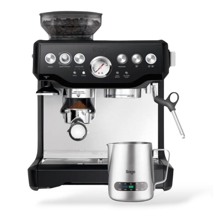 Sage Barista Express - Black Truffle - Espressomachine, Witgoed en Apparatuur, Koffiezetapparaten, Nieuw, Koffiebonen, Espresso apparaat