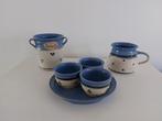 Tjechisch aardewerk blauw creme, Ophalen of Verzenden, Gebruikt