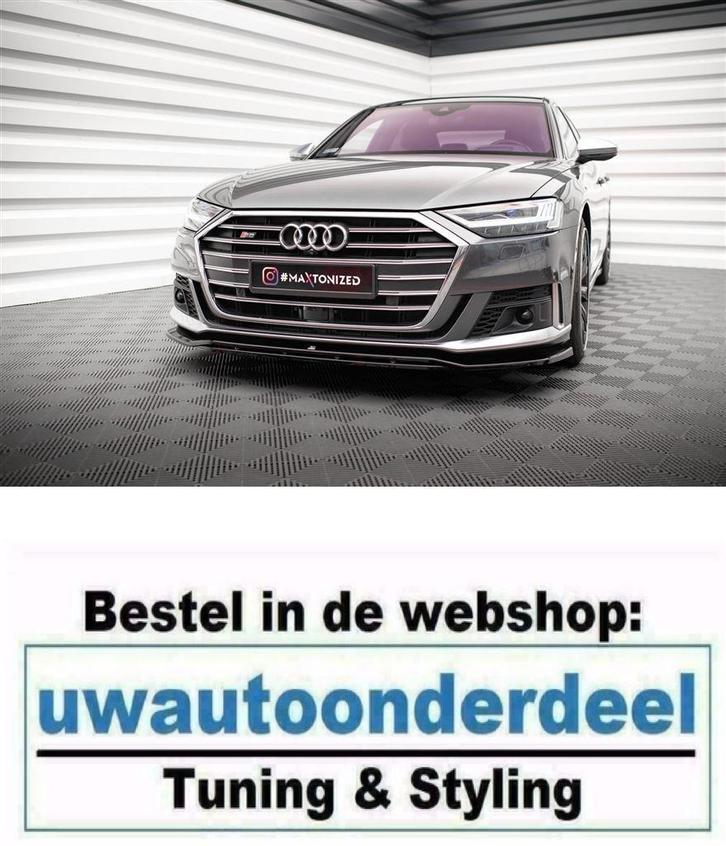 Maxton Design Spoiler Splitter Lip Voor Audi S8 D5, Auto diversen, Tuning en Styling, Verzenden
