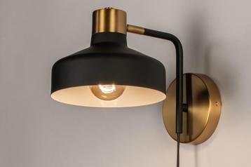 wandlamp zwart goud bed bank hoekbank bedrijf kantoor lamp beschikbaar voor biedingen