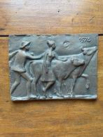 Budurus gietijzeren plaquette 1976 Vee, Ophalen of Verzenden