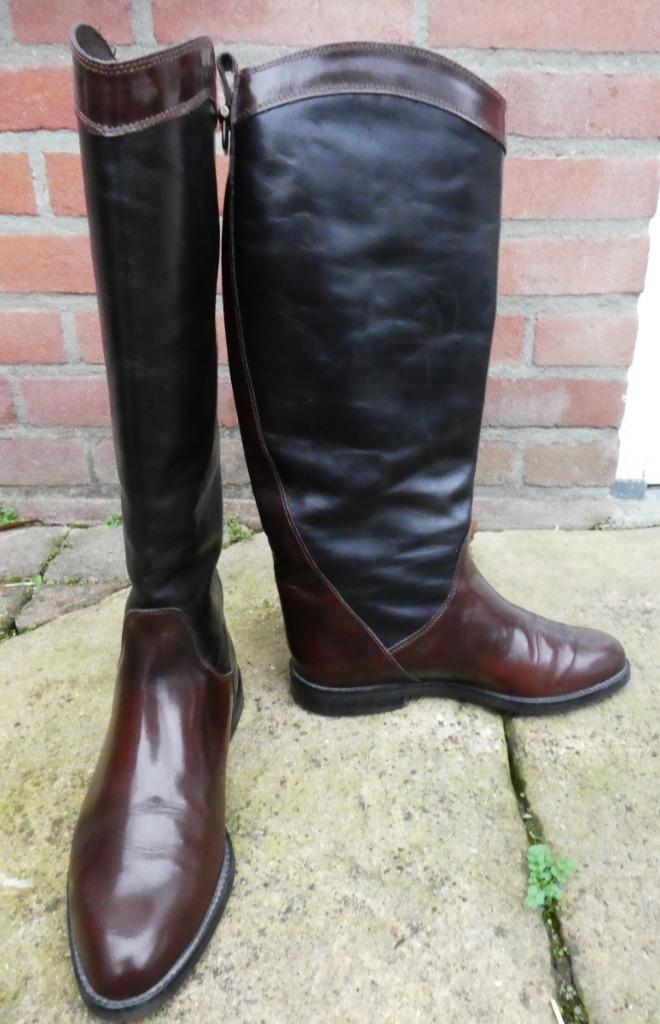 Van de Poel van Ruth Bally rij laarzen maat 37 zwart bruin, Kleding | Dames, Schoenen, Zo goed als nieuw, Hoge laarzen, Zwart