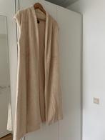 K design fake fur mouwloos vest lang maat M, Maat 38/40 (M), Beige, Ophalen of Verzenden, Zo goed als nieuw