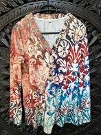 Blouse met dessin - Maat M, Ophalen of Verzenden, Zo goed als nieuw, Maat 38/40 (M), Overige kleuren