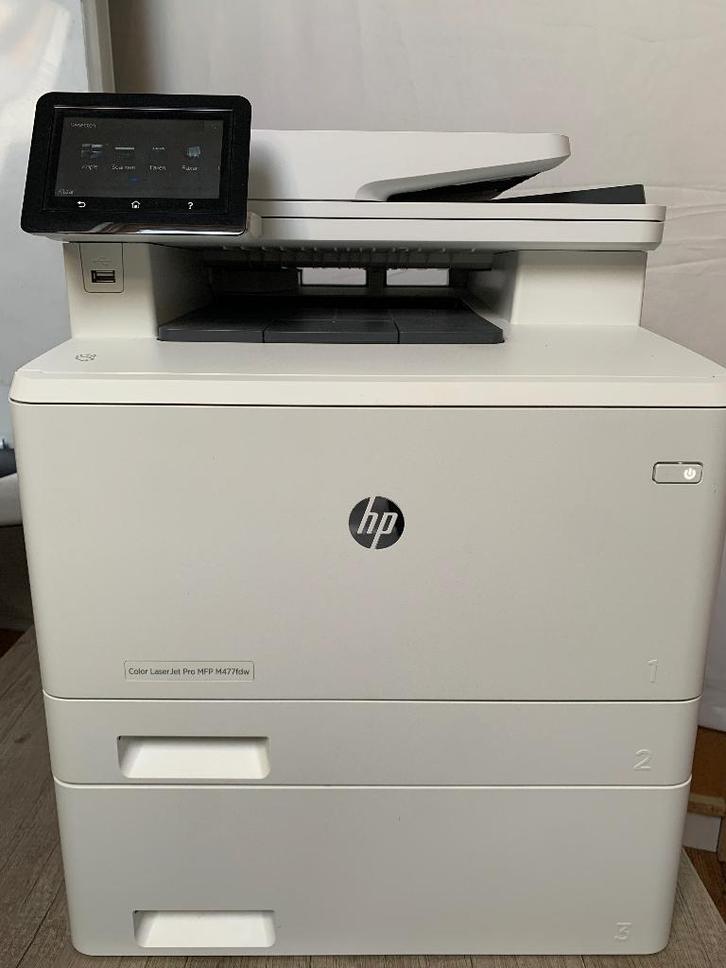 HP Color LaserJet Pro MFP M477fdw - inc. XL toners!, Computers en Software, Printers, Zo goed als nieuw, All-in-one, Laserprinter