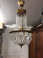 Kristallen kroonluchter, Huis en Inrichting, Lampen | Kroonluchters, Ophalen, Zo goed als nieuw