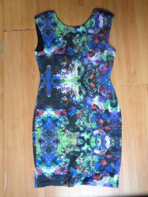 Jurk H&M, Kleding | Dames, Jurken, Zo goed als nieuw, Maat 36 (S), Blauw, Knielengte, Ophalen of Verzenden