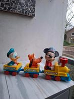 Vintage Mickey Mouse Trein Speelgoed, Kinderen en Baby's, Speelgoed | Overig, Ophalen of Verzenden, Zo goed als nieuw, Jongen of Meisje