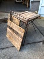 Vintage klaptafels - set van 3, Tuin en Terras, Gebruikt, Eettafel, Ophalen of Verzenden, Tuinset