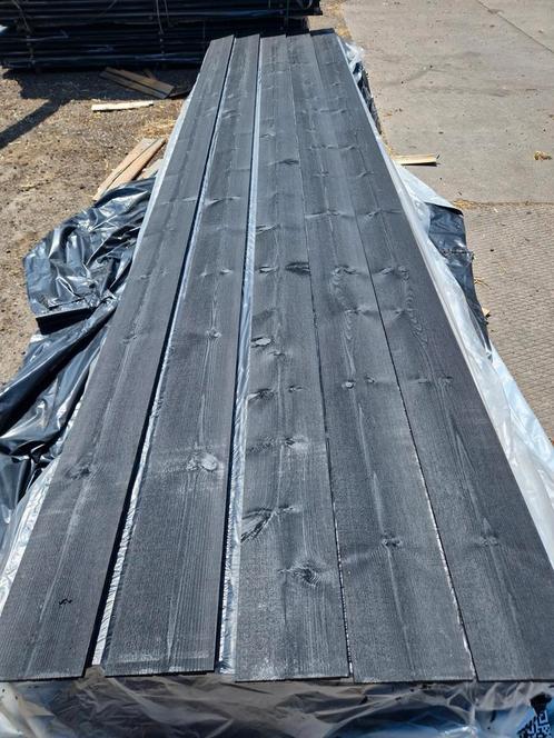 Grenen Zweeds Rabat  zwart! Mooie kwaliteit! €17,15 per m2, Tuin en Terras, Palen, Balken en Planken, Nieuw, Planken, 250 cm of meer