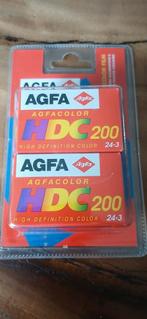agfa agfacolor hdc 200 fotorolletjes 2-pack 24+3 sealed, Ophalen of Verzenden, Nieuw, Compact, Overige Merken