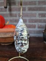 oude kerst - kerstbal kerstman hoofd, Ophalen of Verzenden